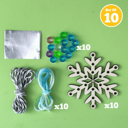Set of 10 - Snowflake Decoration
