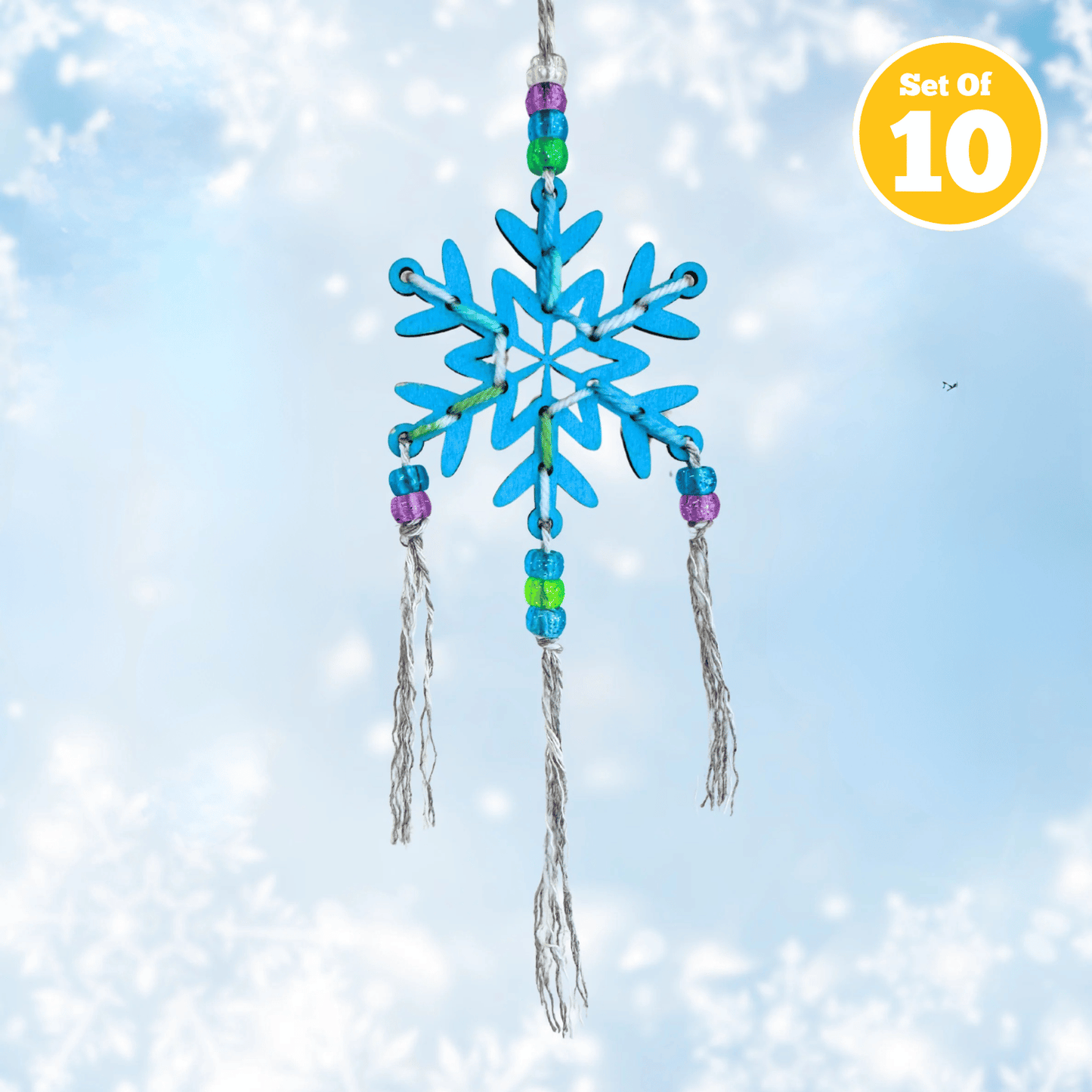 Set of 10 - Snowflake Decoration