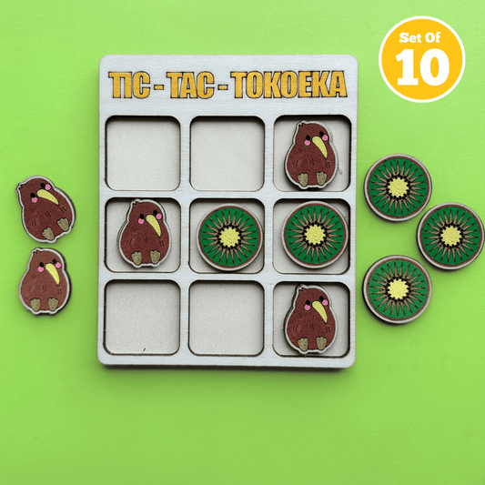 Set of 10 - Tic Tac Tokoeka