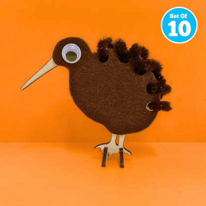 Set of 10 - Tokoeka Kiwi
