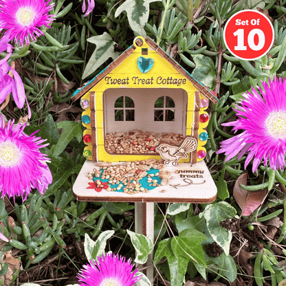 Set of 10 - Tweet Treat Cottage