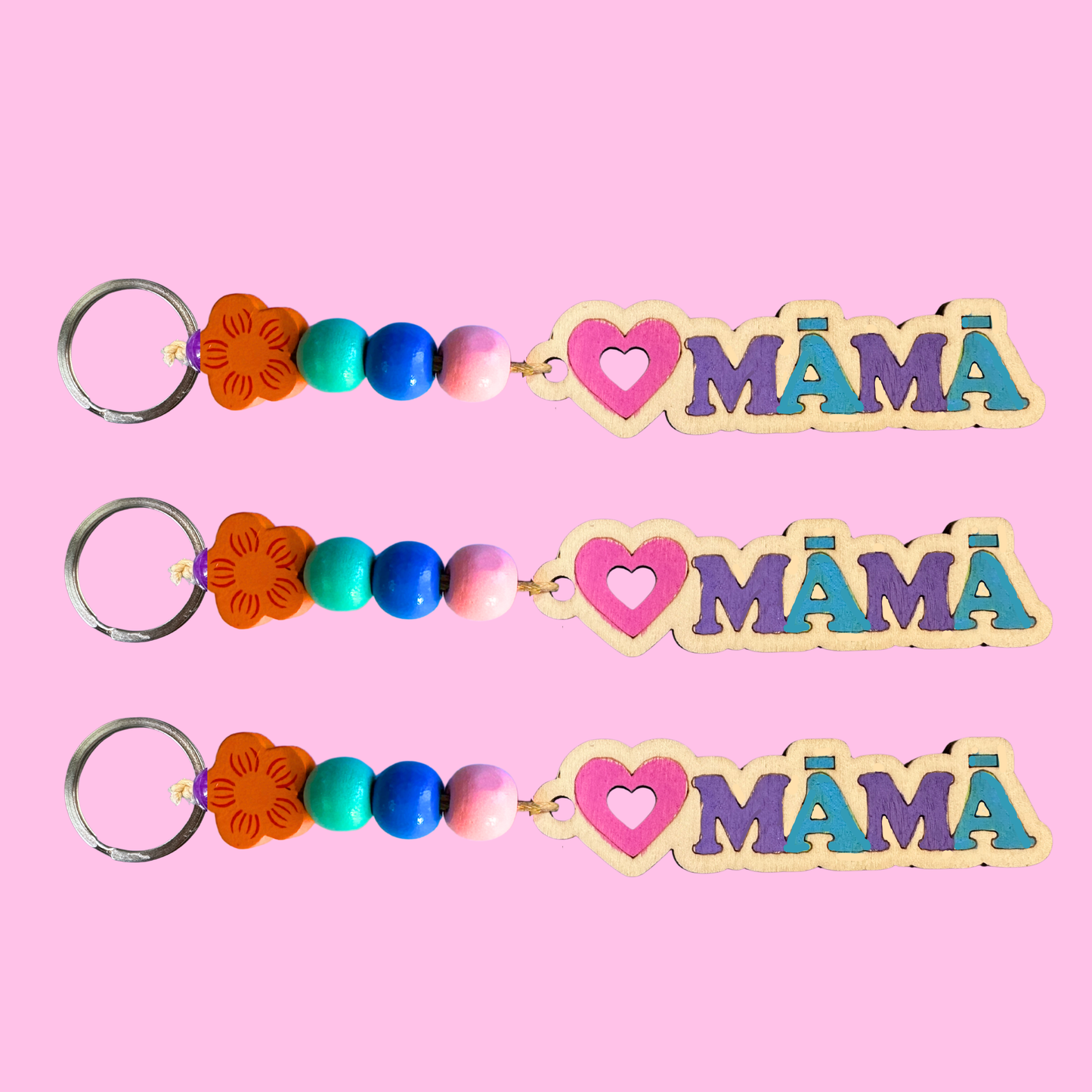 Set of 10 - Māmā Keyring