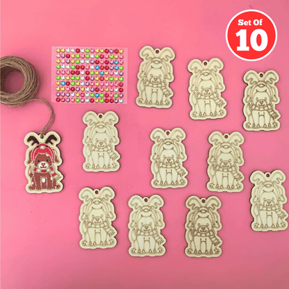Set of 10 - Christmas Dog Decoration