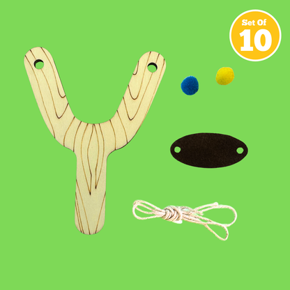 Set of 10 - Pom Pom Flinger