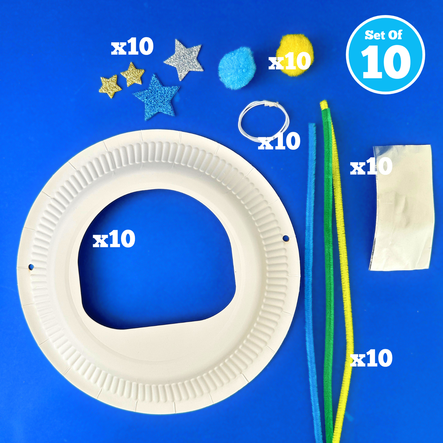 Set of 10 - Spaceman Helmet