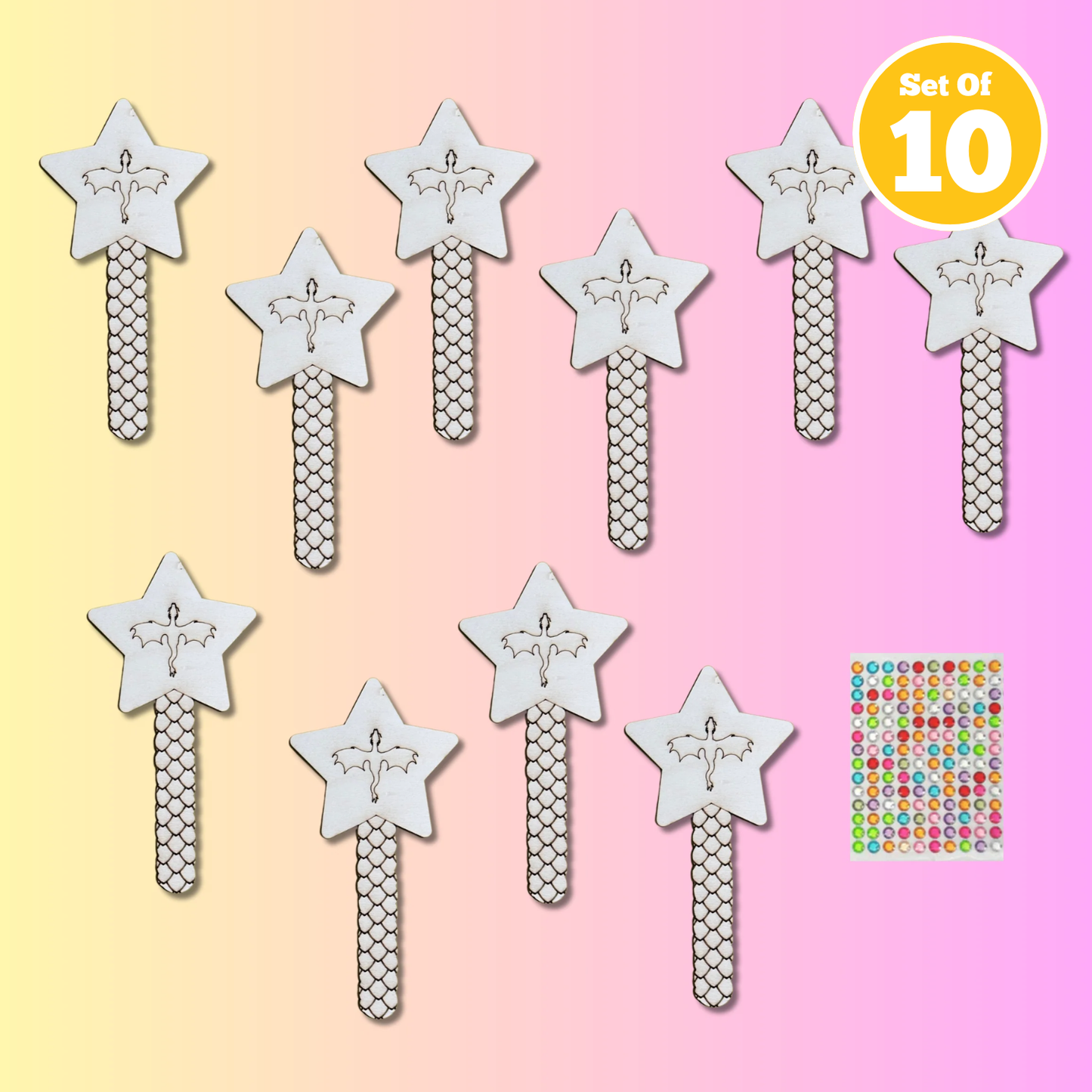 Set of 10 - Sparkle Wand