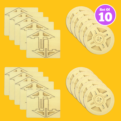 Set of 10 - Spinning Top