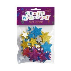 star foam glitter stickers