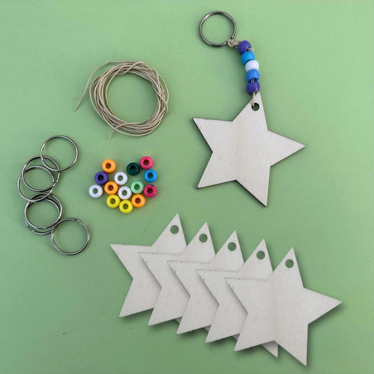 DIY Star Keyring Craft