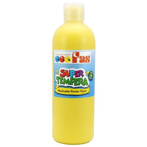 Star Tempera Yellow Paint 500ml