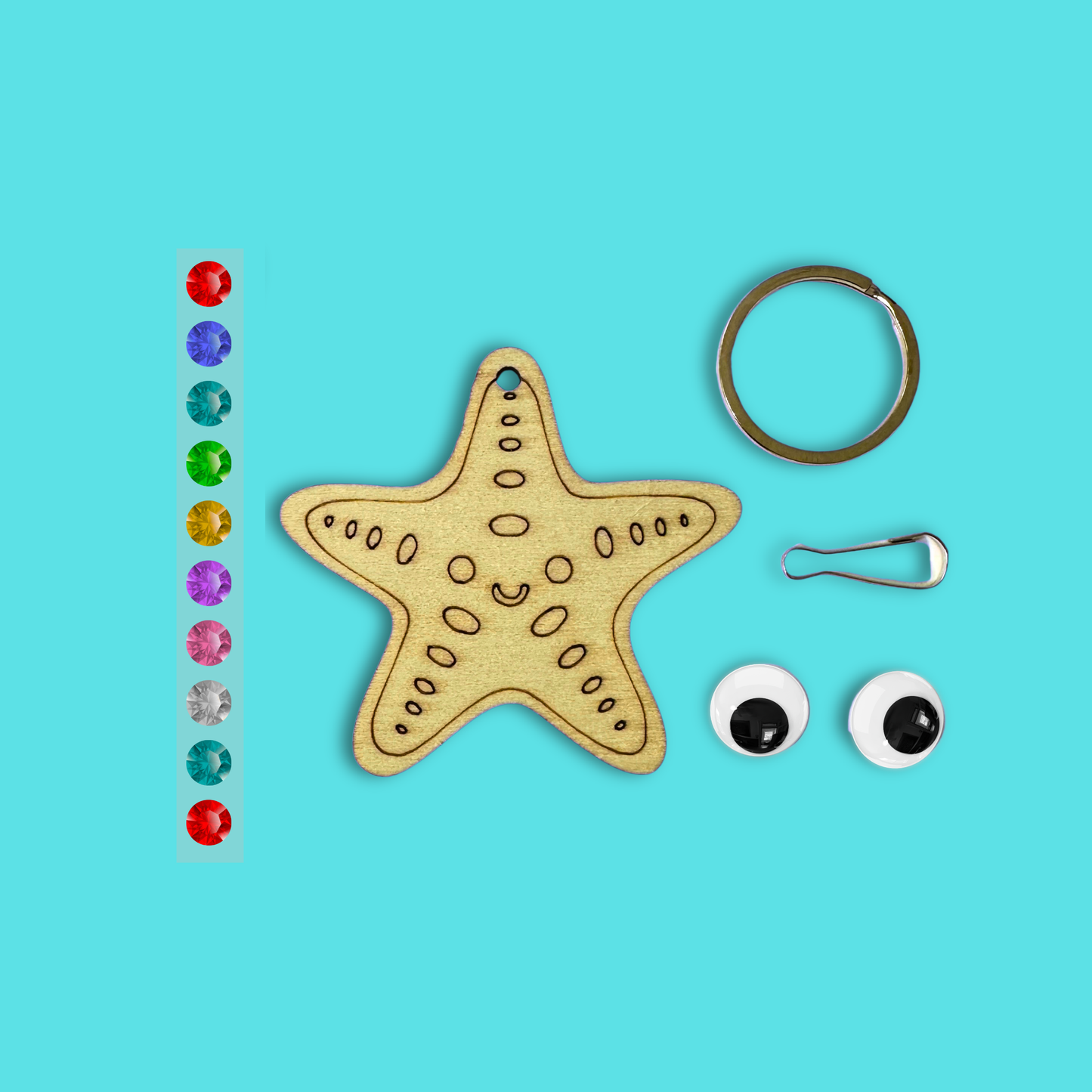 Starfish Bag Charm