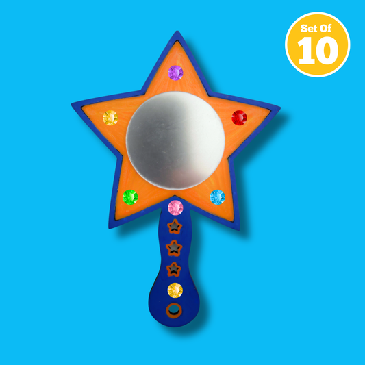 Set of 10 - Star Mirror Wand