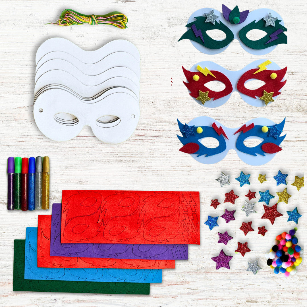 Superhero Masks Crafts