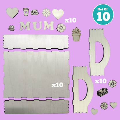 Set of 10 - Tea Tray