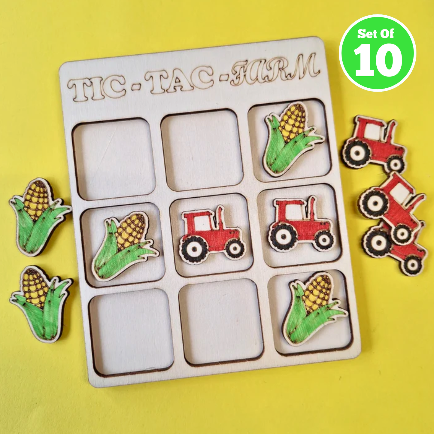 Set of 10 - Tic Tac Farm
