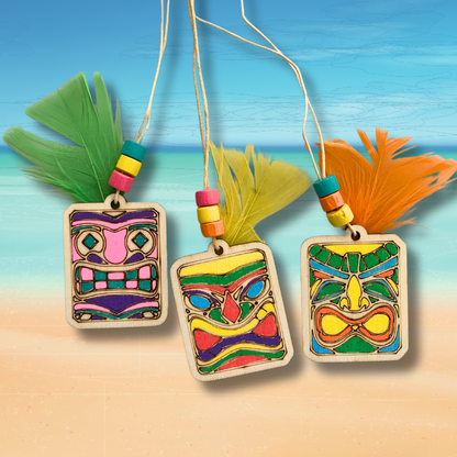 Set of 10 - Tropical Tiki Necklace