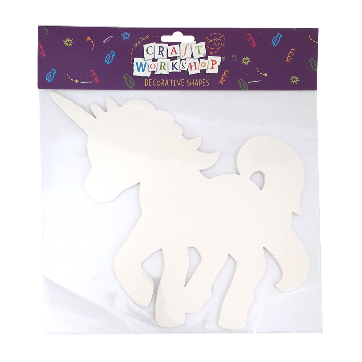 Unicorn shape cut out