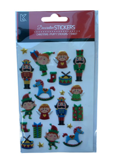 Elf and Nutcracker stickers