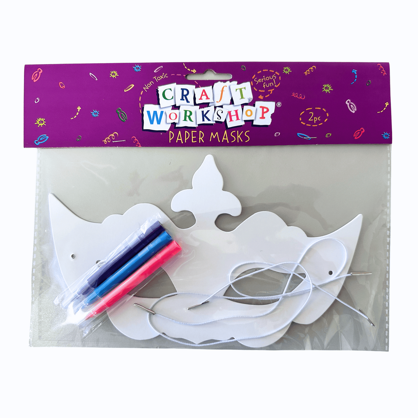 SALE - Card Party Masks - Decorate your own
