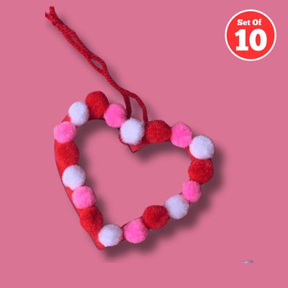 Set of 10 - Valentines Hanging Frame