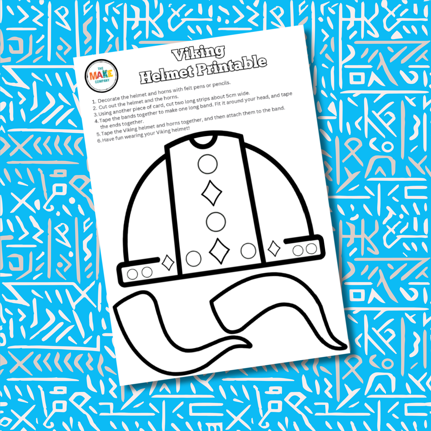 Viking Helmet - Free Printable