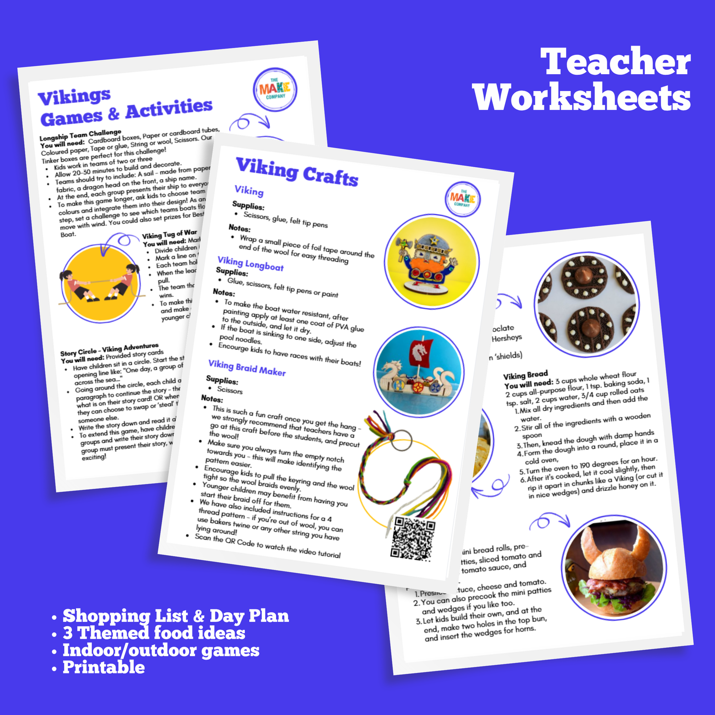 Vikings Full Day Group Activity Pack