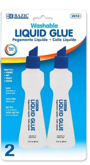 packet of two Washable Liquid glues