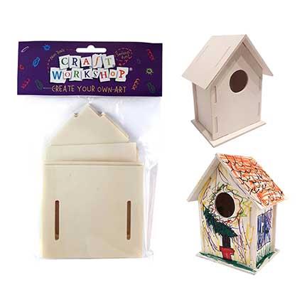 wooden bird house