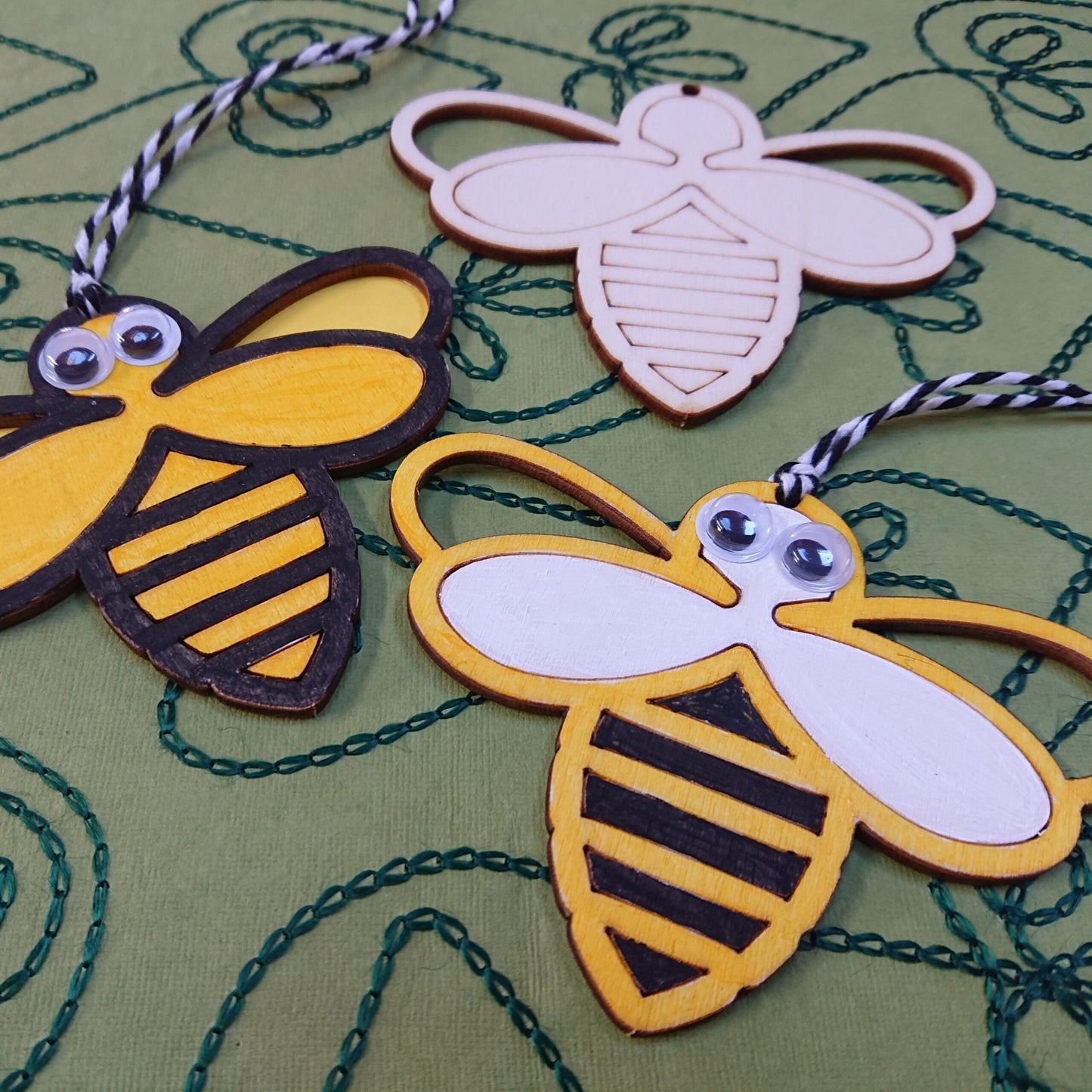 Wooden Bees Craft