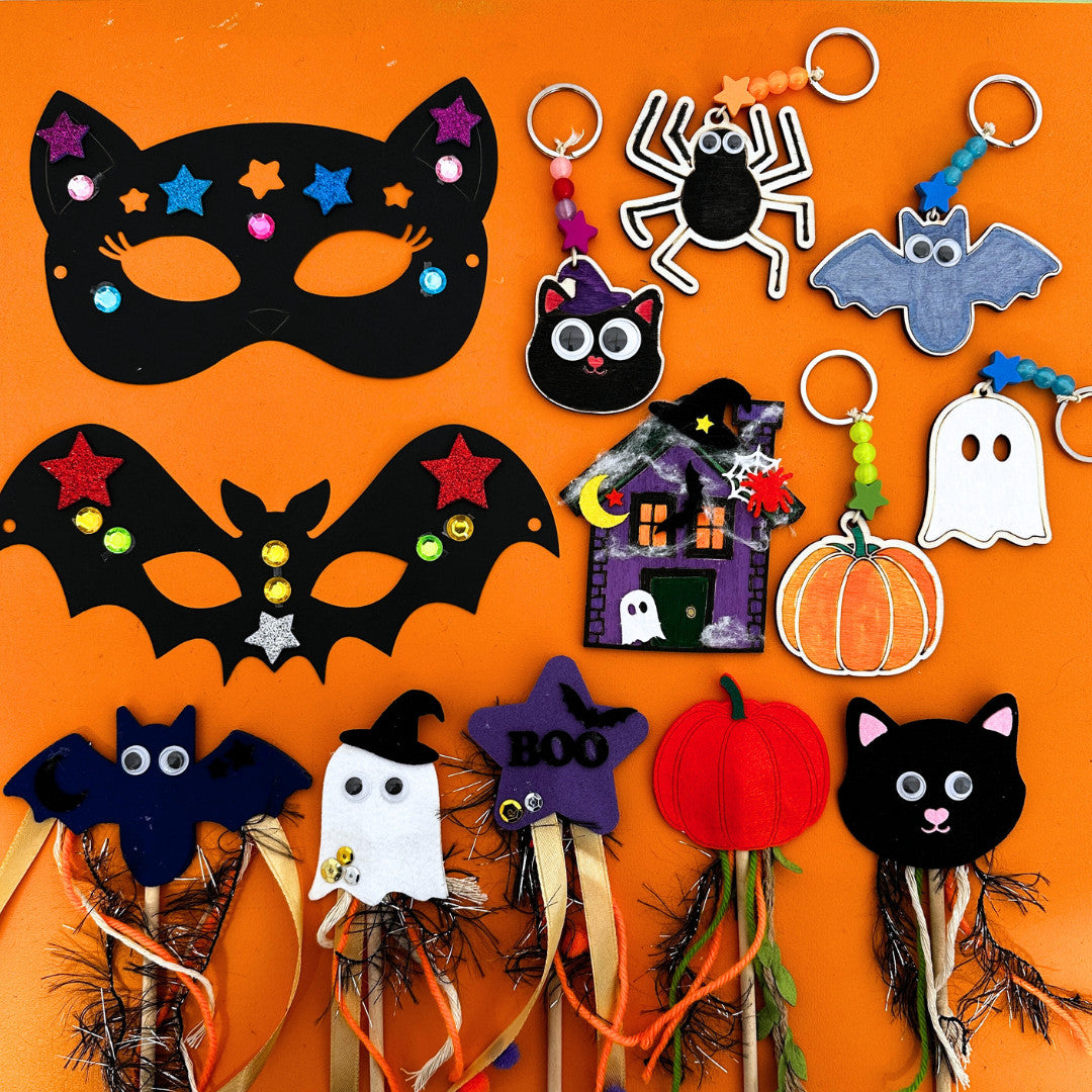 Bulk Halloween 100 Crafts Box