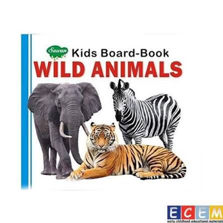 SALE- Wild Animals Board Book