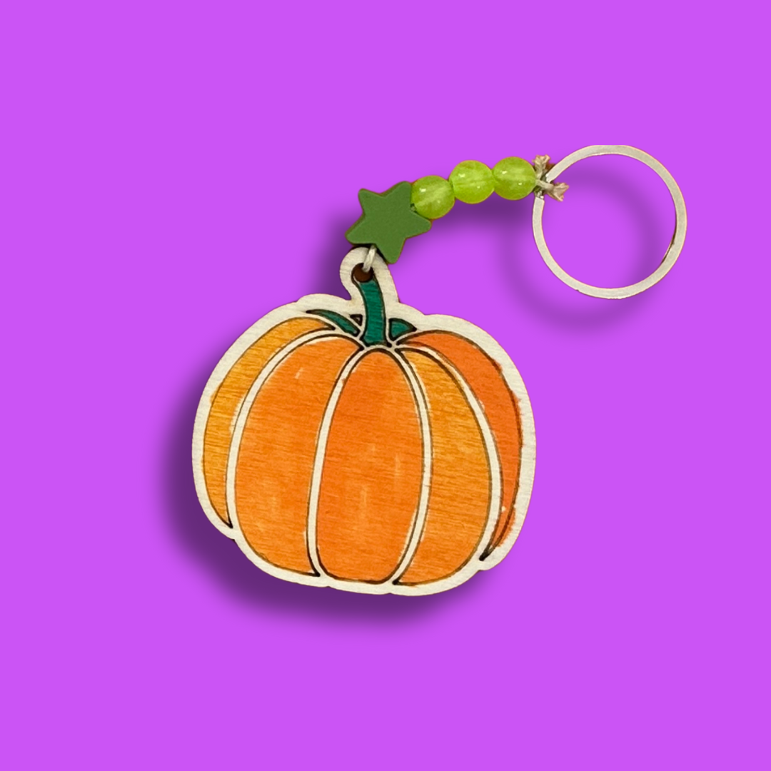 Halloween Pumpkin Bag Charm