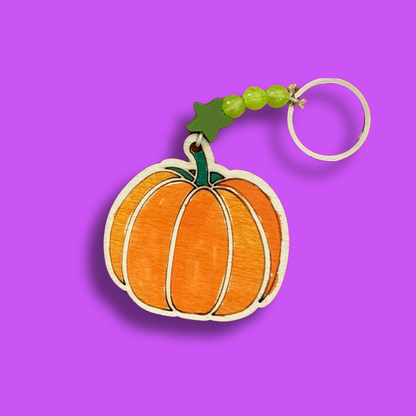 Set of 10 - Halloween Pumpkin Bag Charm