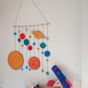solar system wall hanging