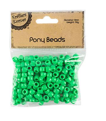 Lime Pony Beads