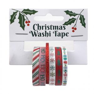 Christmas Washi Tape pack of 6
