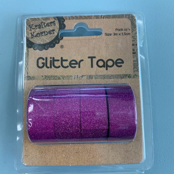 Glitter Tape Pink