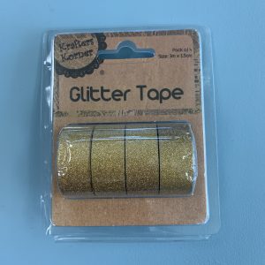 gold glitter tape