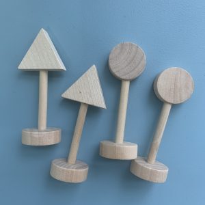 Wooden sign posts 4 pieces