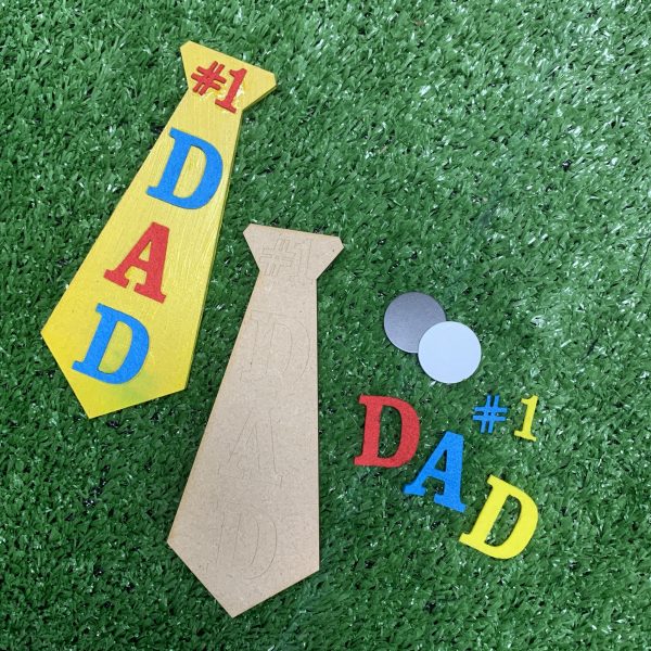 DAD Tie Fathers day craft