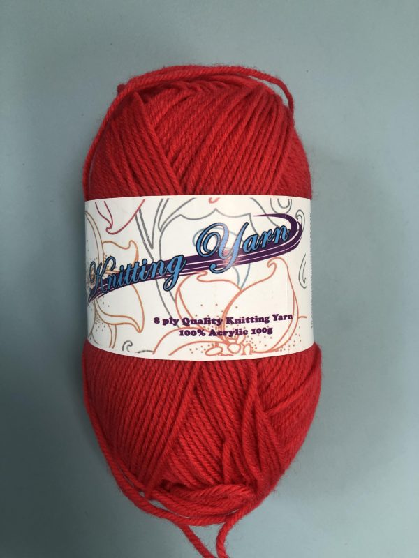 Red Yarn 100g