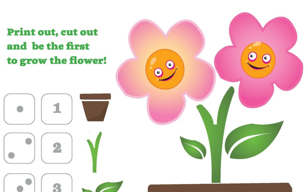 Roll and Grow Flower Game!