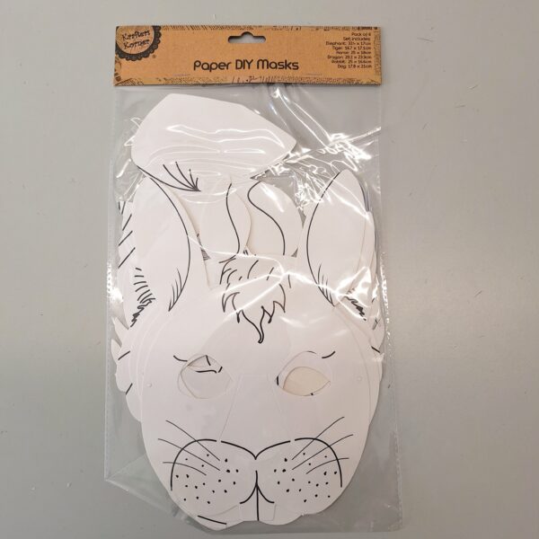Paper animal masks