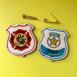 DIY Policeman Firemans Badge