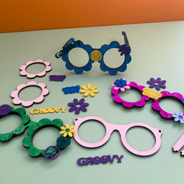 Groovy Glasses DIY Craft