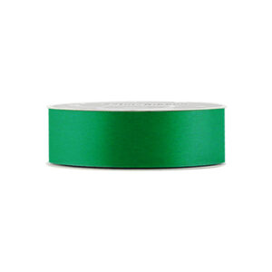 2cm wide green satin ribbon